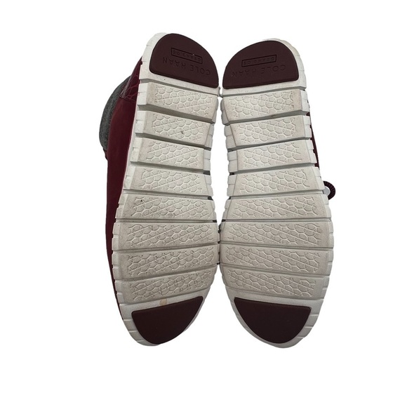 Cole Haan Zerogrand Women's Burgundy Croc Print Hiker Waterproof Boots Size 8 - Picture 8 of 8